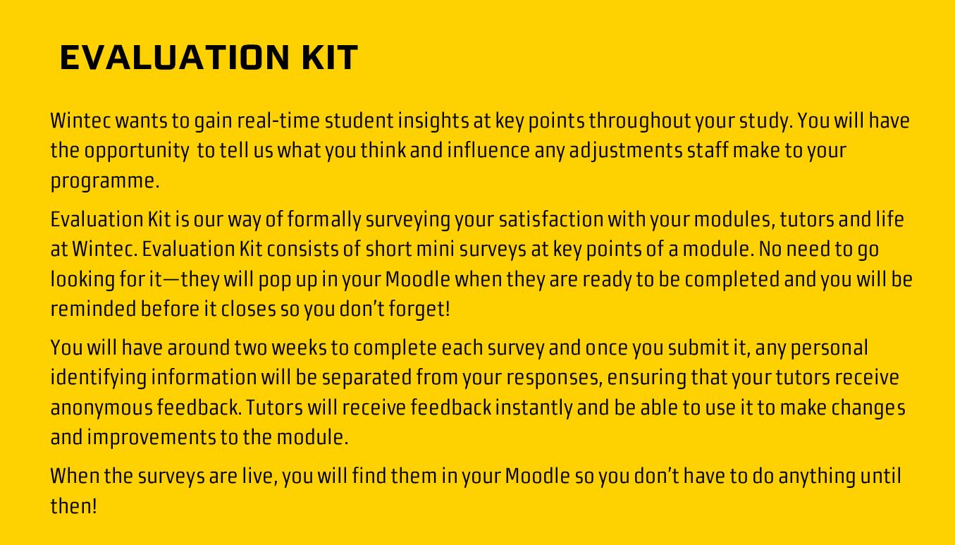 evluation kit for student voice