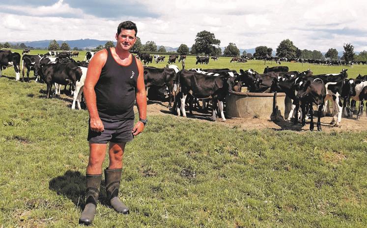 Waitoa contract milker Joel Lawrence has found study possible through a new pilot programme offered by Wintec and DTL