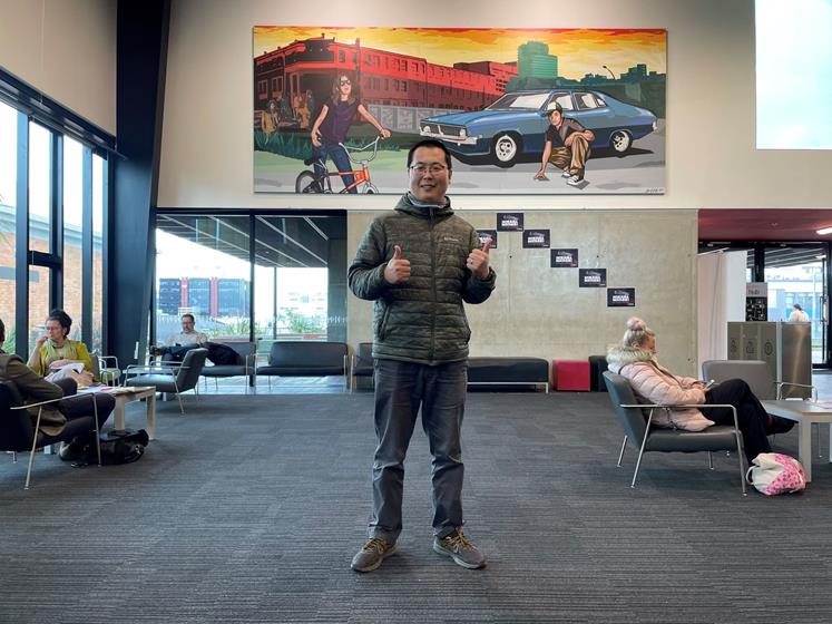 Dauwie Wang is one of 25 international students who have returned to Wintec