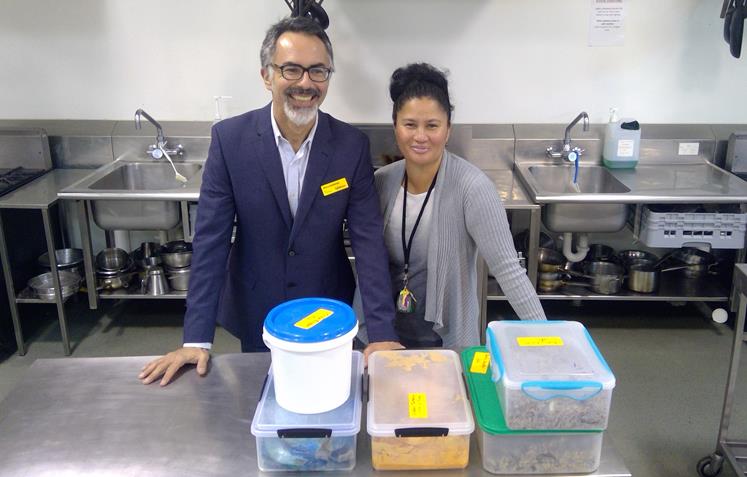 Food from Wintec's kitchens now goes to those in need