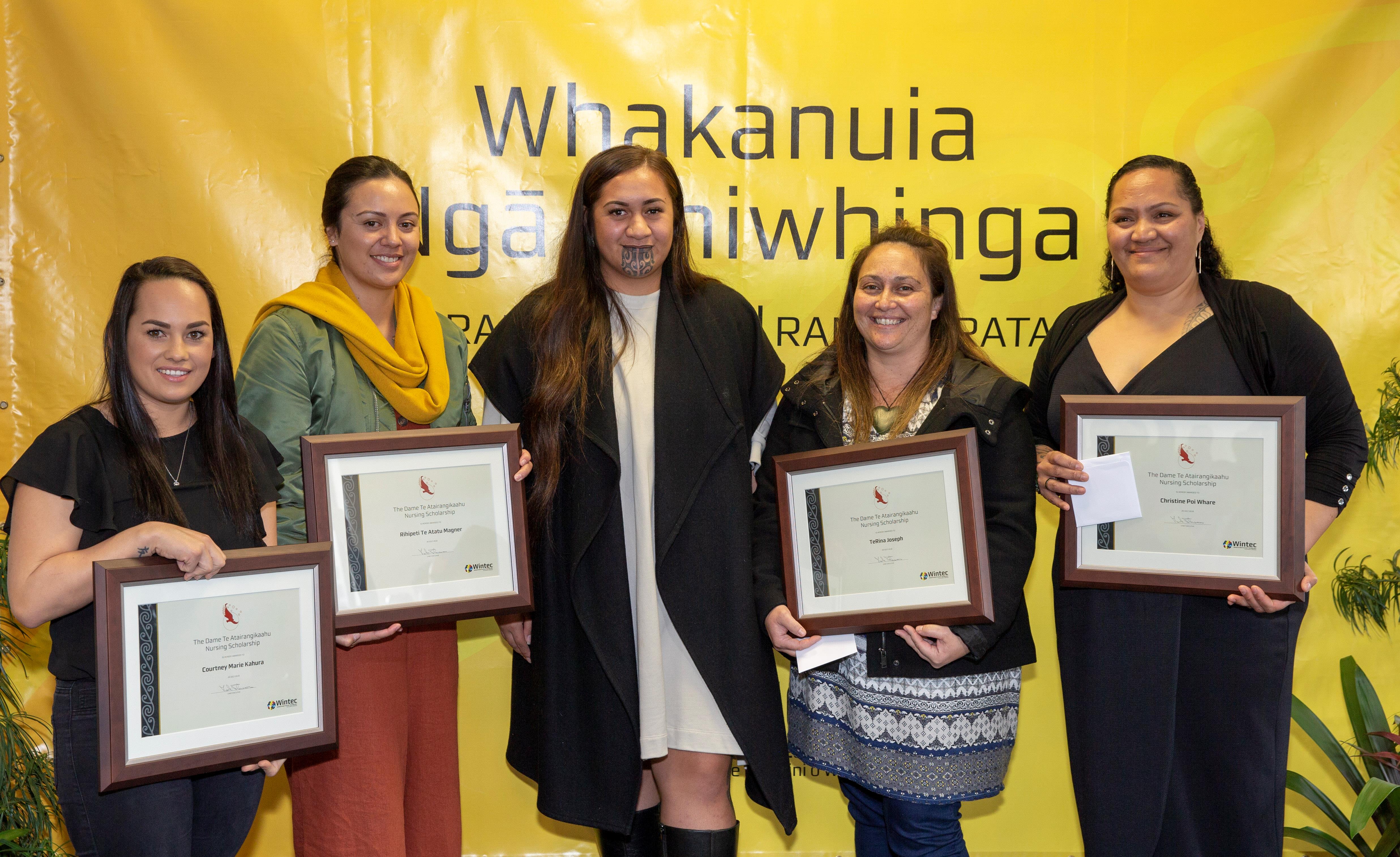  Four Wintec nursing and midwifery students have been awarded Dame Te Ātairangikaahu Nursing Scholarships
