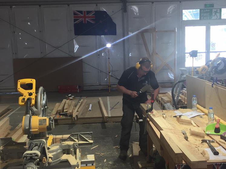 NZ carpentry in action