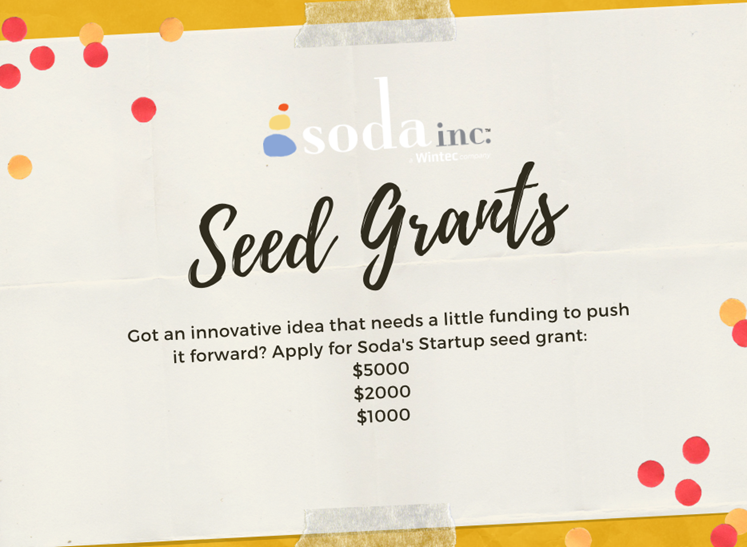 Soda Inc. has launched seed funding for new ideas