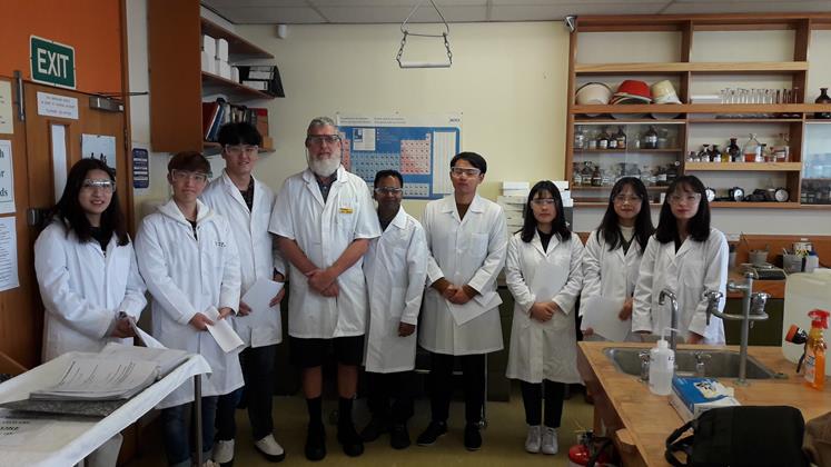 Students from South Korea and Taiwan are at Wintec on a research internship