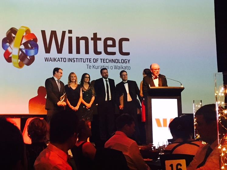 Wintec wins the Global Operator award at the Westpac Waikato Business Awards 