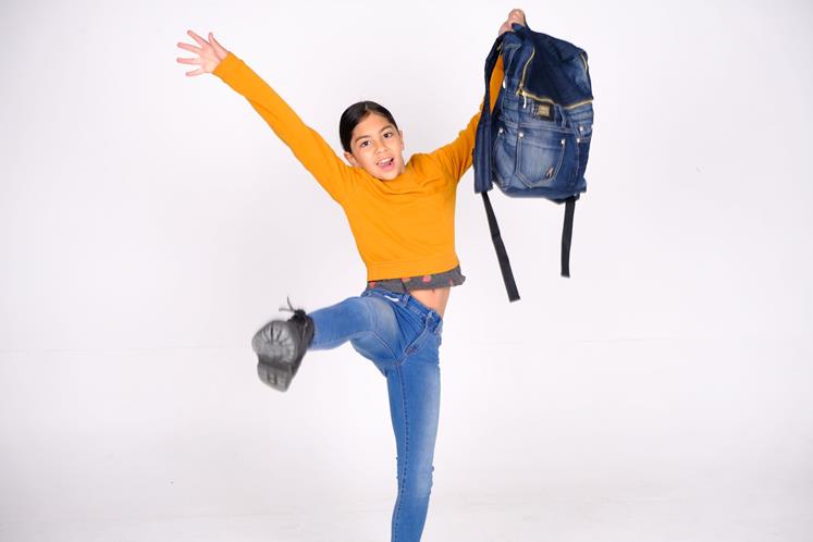 Wintec student Eunji Min is upcycling jeans into backpacks that connect the owners.