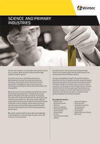Science and primary industries profile cover