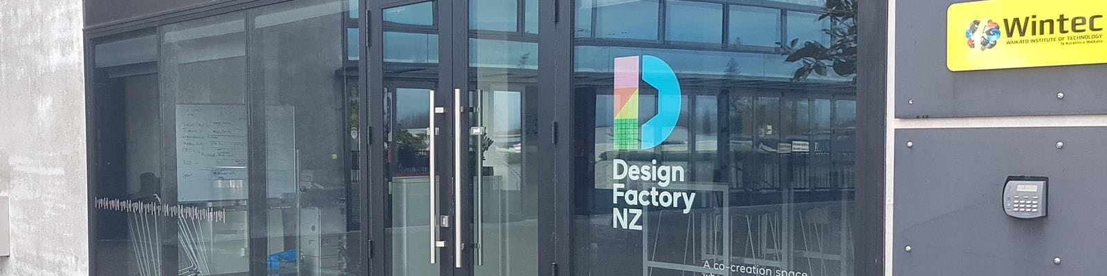 Design Factory NZ building entrance