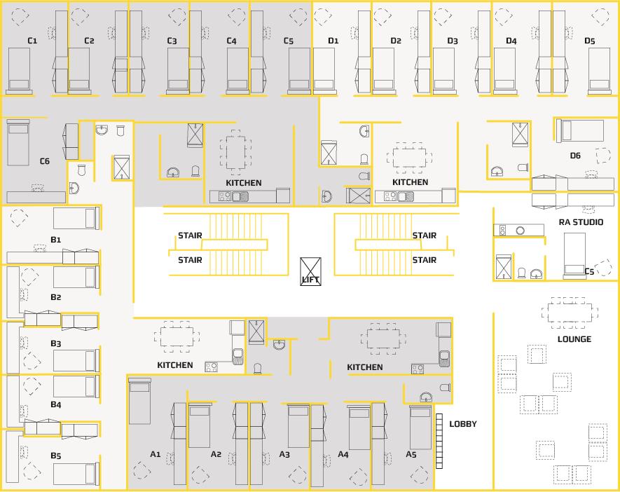 Student Apartment Floor plan