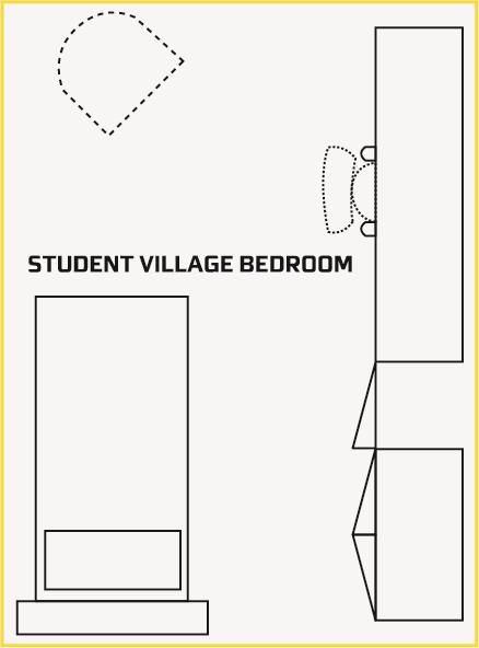 Student Village Bedroom Plan
