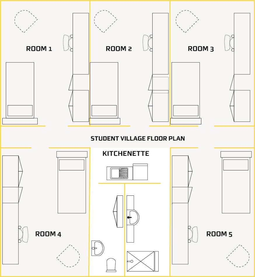 Student Village Floor Plan