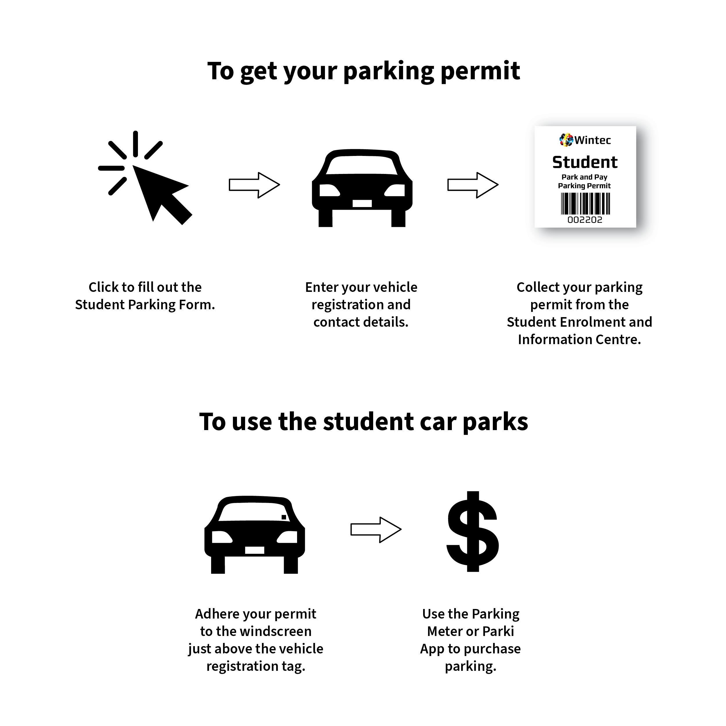 How to get and use your student parking permit