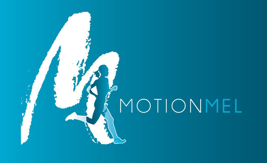 Motion Mel Logo Blue