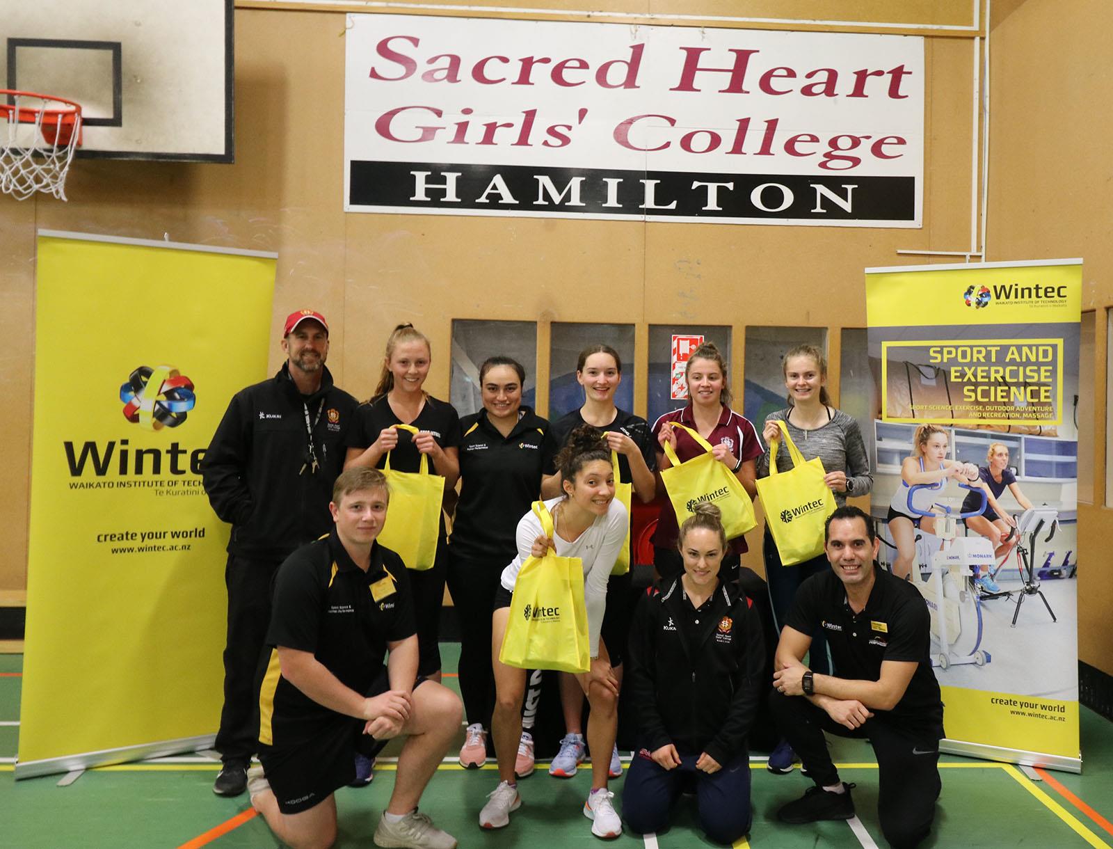 Sacred Heart Girls&#39; College visit to centre for sport science and human performance