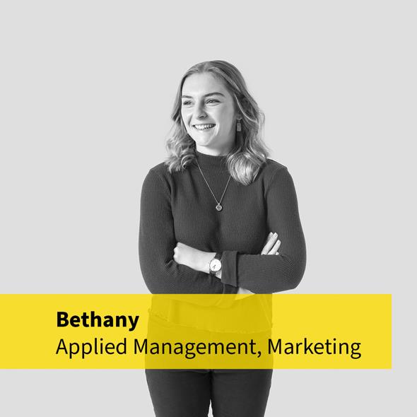 Bethany, Wintec applied management, marketing student