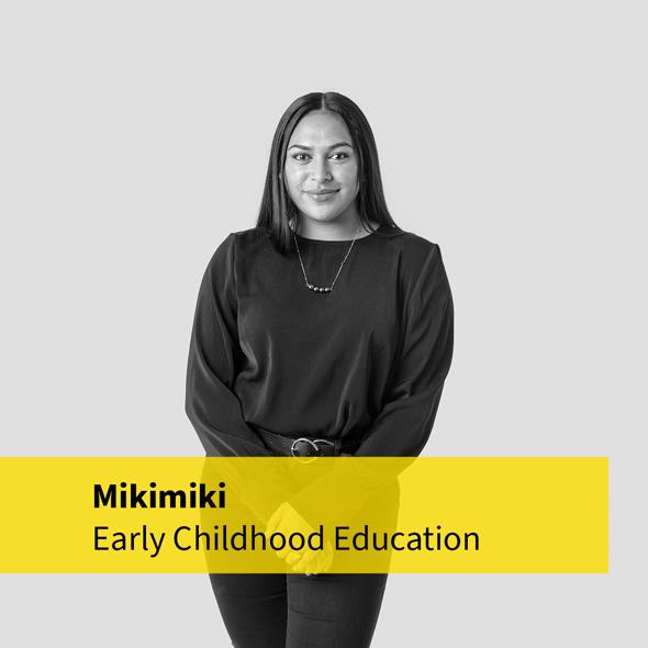 Mikimiki, Wintec early childhood education student
